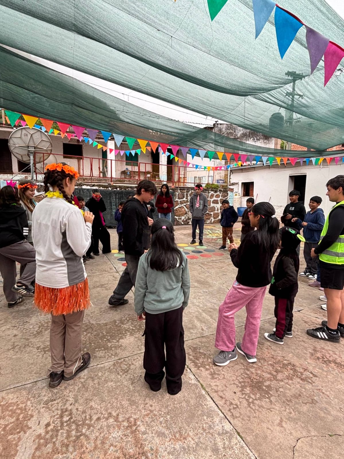 Actividades recreativas bajo los banderines